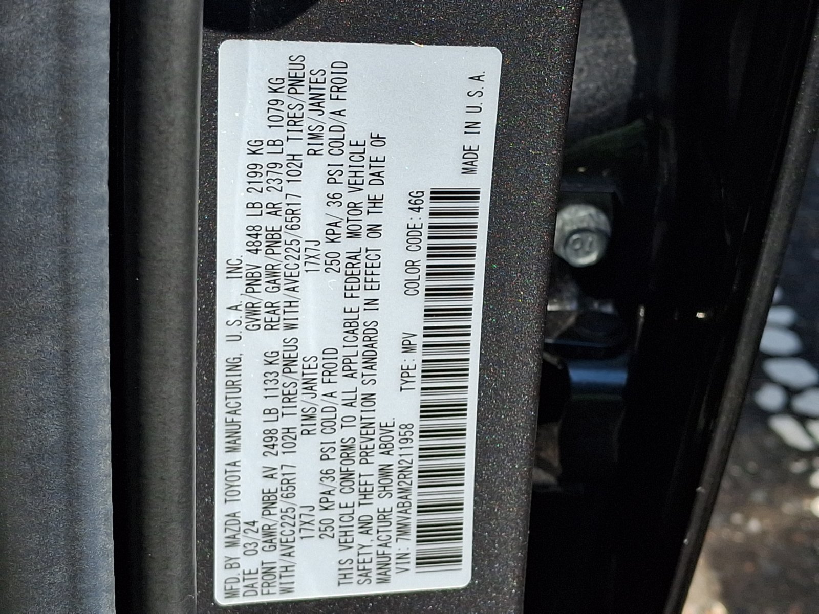 Certified 2024 MAZDA CX-50 AWD 2.5 S w/ Weather Package image 28
