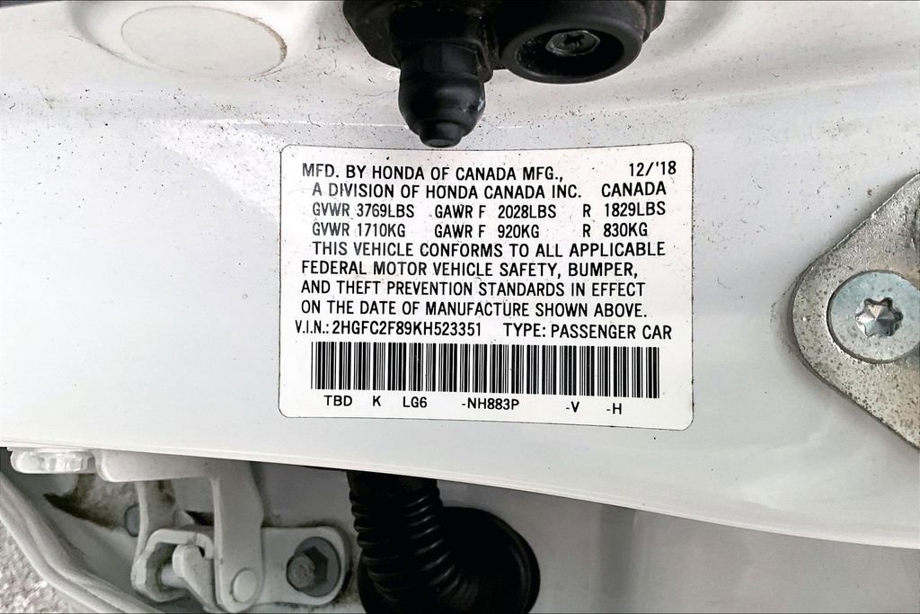 Used 2019 Honda Civic Sport image 16