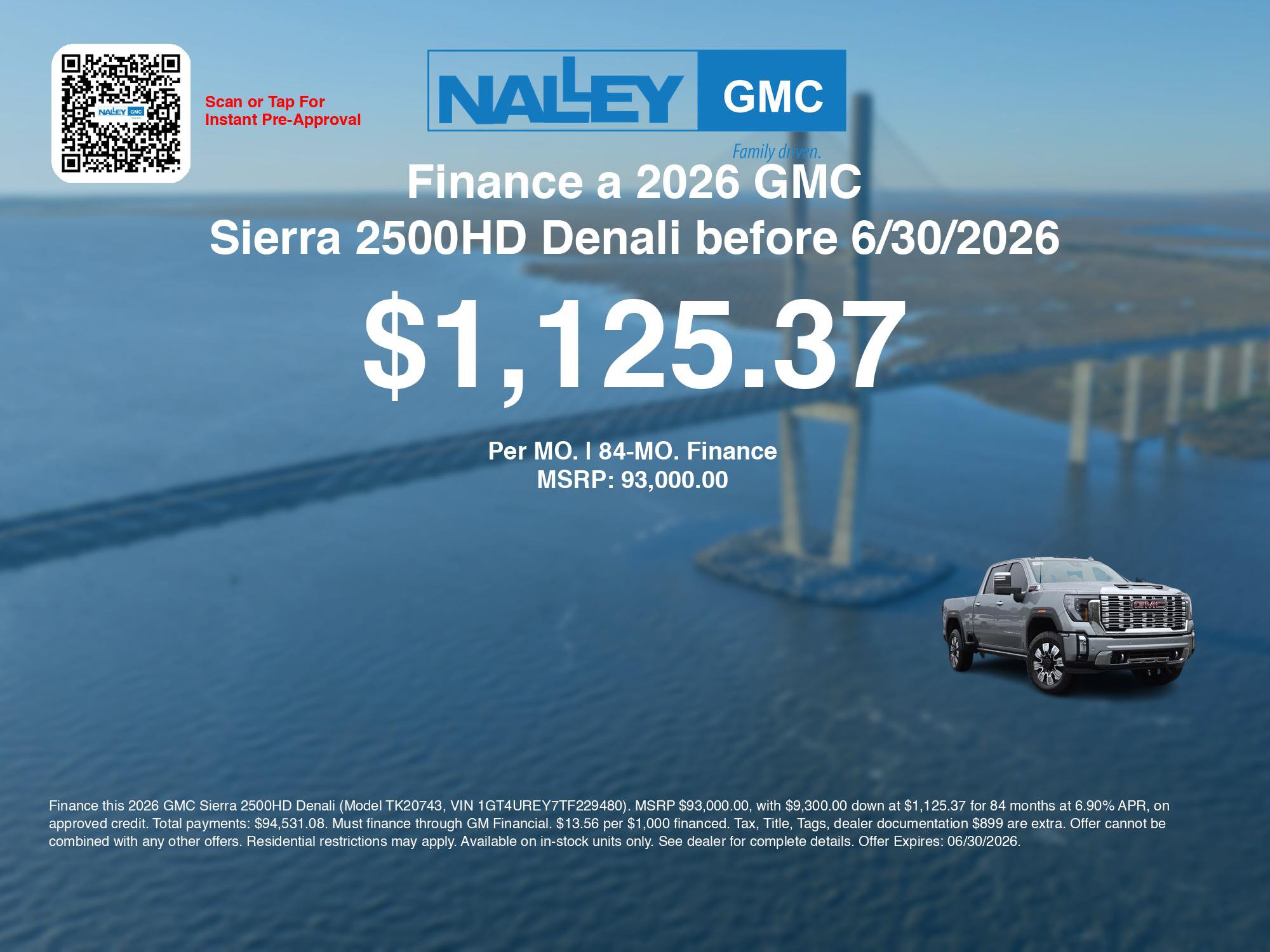 New 2026 GMC Sierra 2500 Denali w/ Denali Reserve Package AWD/4WD image 7