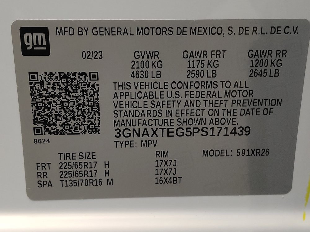 Used 2023 Chevrolet Equinox LT w/ Driver Convenience Package AWD/4WD image 33