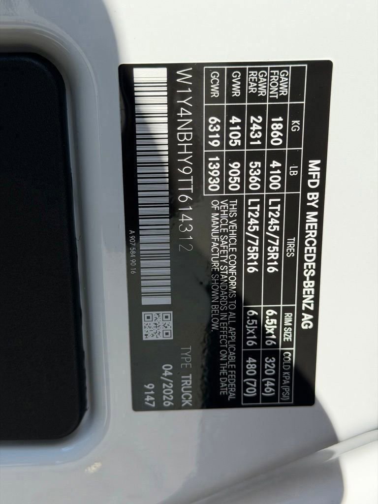 New 2026 Mercedes-Benz Sprinter 2500 image 10