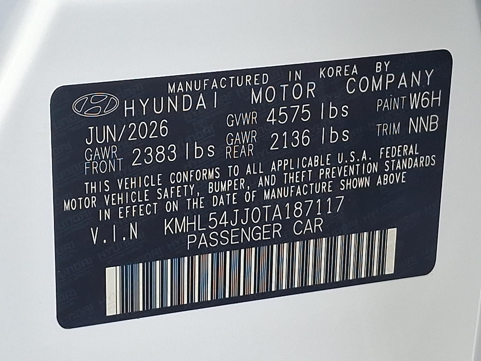 New 2026 Hyundai Sonata Limited FWD image 18