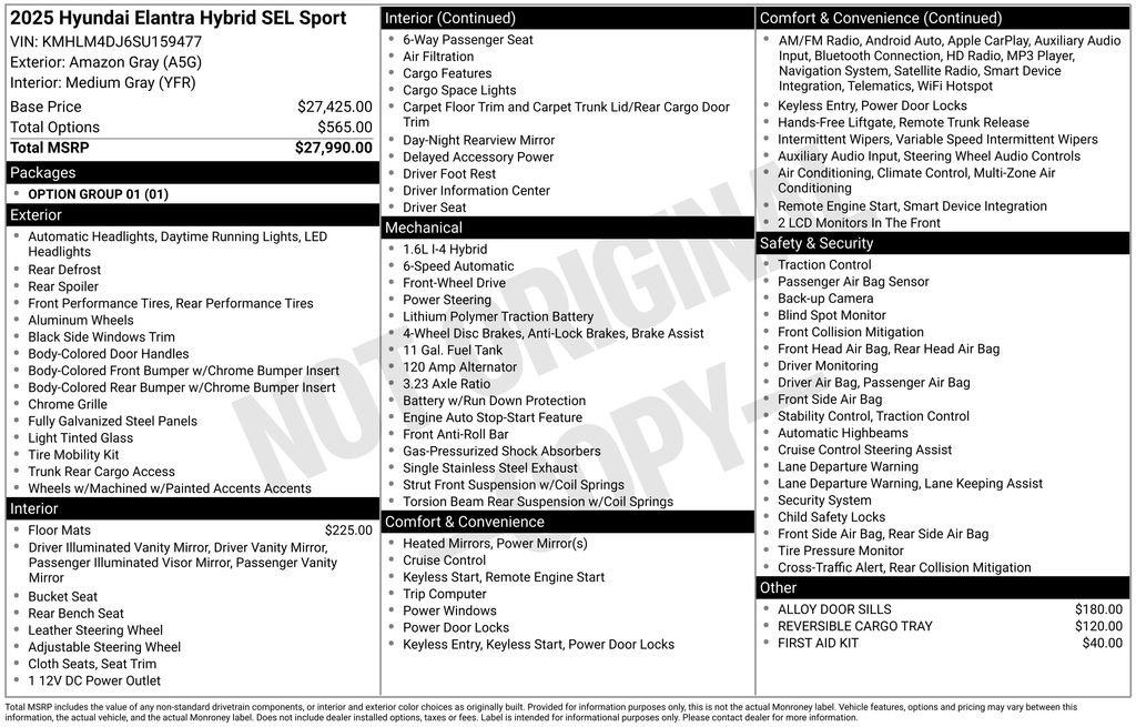 New 2025 Hyundai Elantra SEL image 42