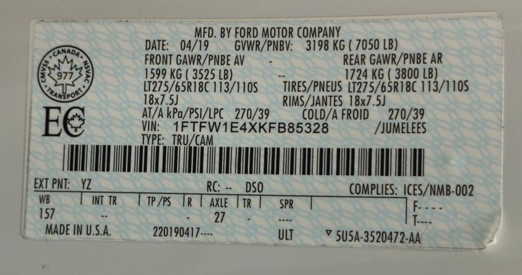 Used 2019 Ford F150 XLT w/ XTR Package image 52