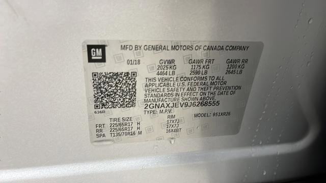 Used 2018 Chevrolet Equinox LT image 30