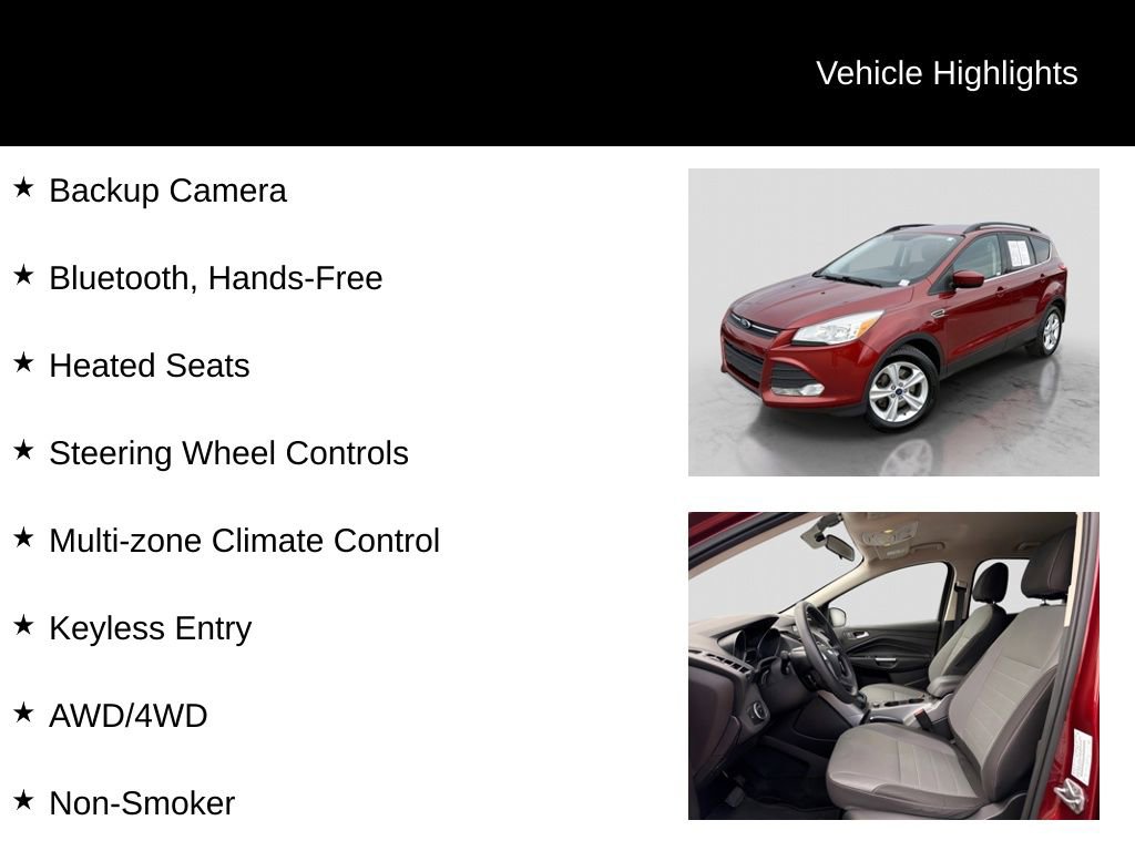 Used 2016 Ford Escape SE w/ Equipment Group 201A AWD/4WD image 16