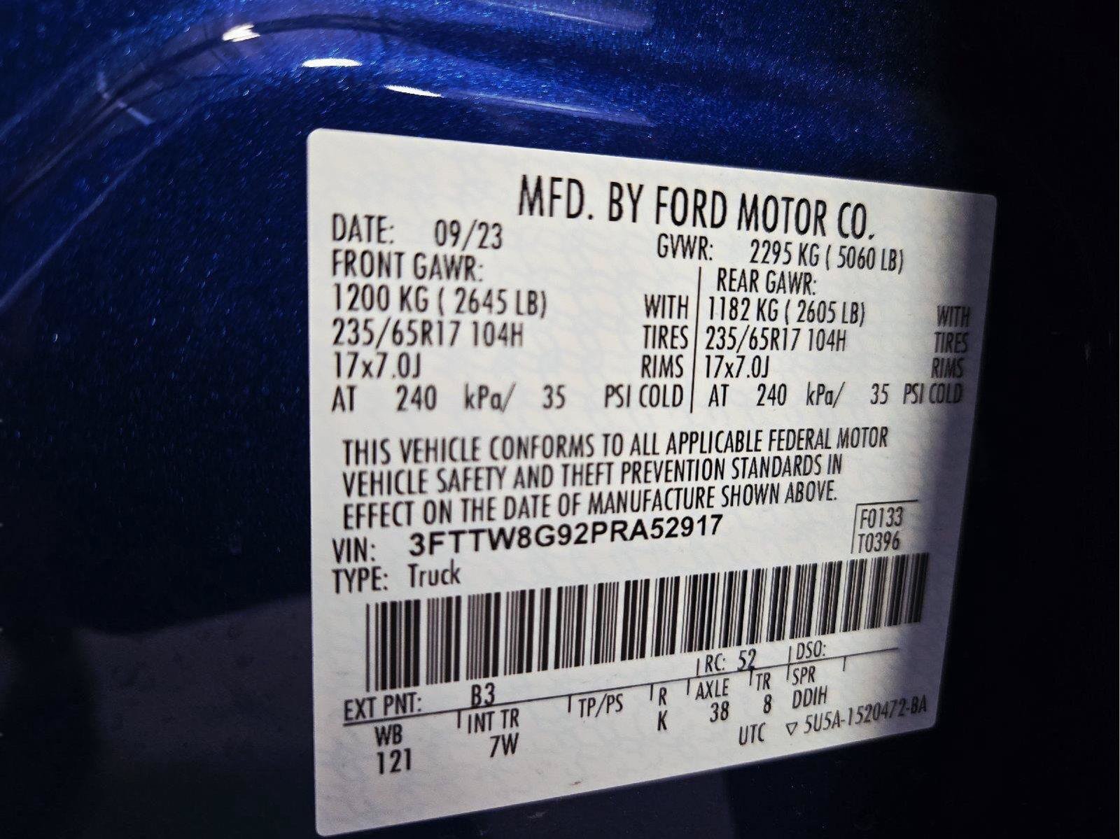 Used 2023 Ford Maverick Tremor w/ Tremor Off-Road Package AWD/4WD image 61