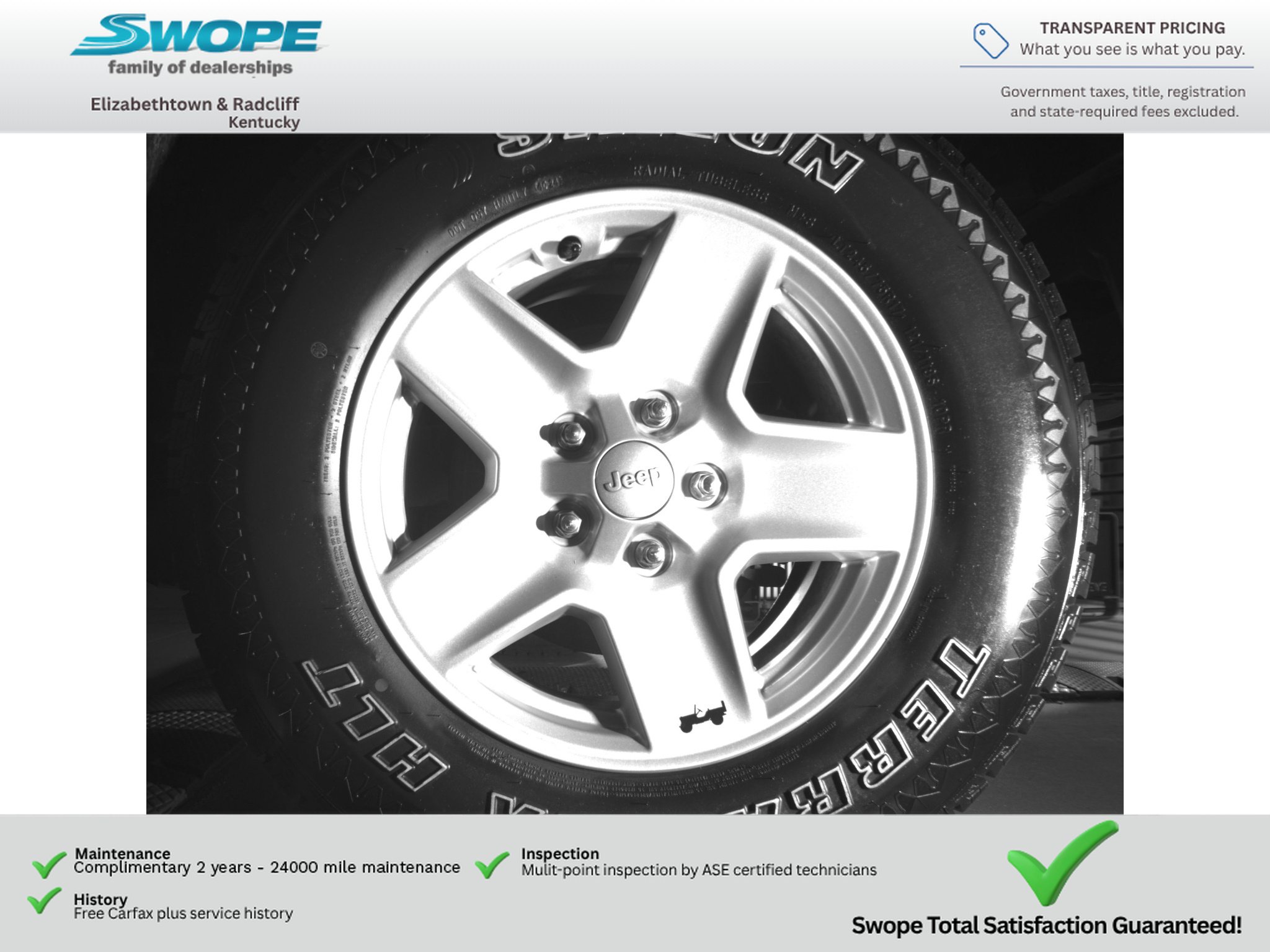 Used 2015 Jeep Wrangler Unlimited Sport w/ Quick Order Package 24S AWD/4WD image 10