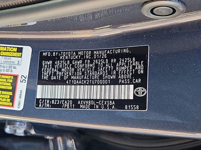 Used 2026 Toyota Camry SE FWD image 27