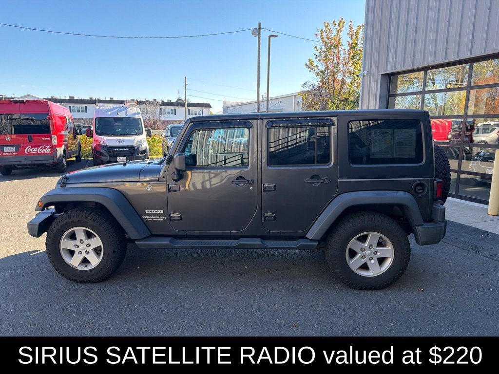 Certified 2017 Jeep Wrangler Unlimited Sport w/ Quick Order Package 24S AWD/4WD image 8