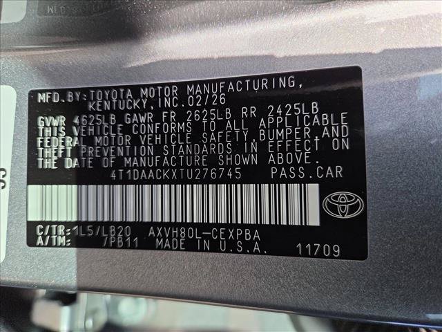 Certified 2026 Toyota Camry XSE FWD image 20