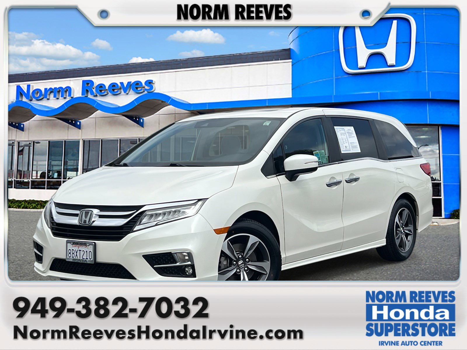 Certified 2018 Honda Odyssey Touring