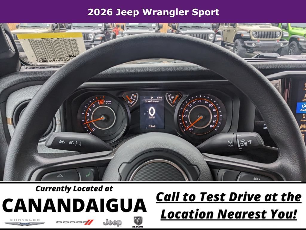 New 2026 Jeep Wrangler Unlimited Sport AWD/4WD image 12
