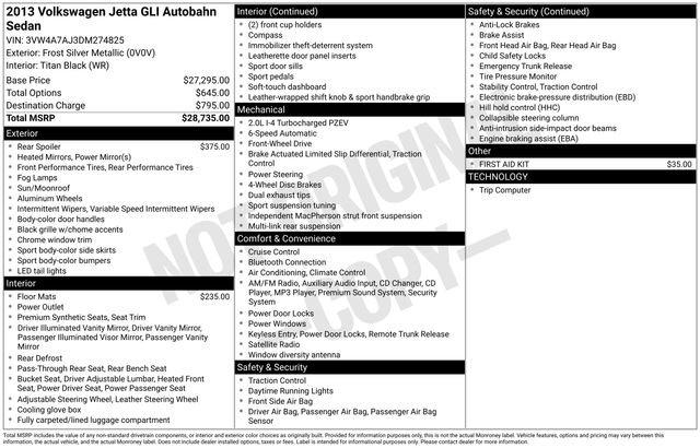 Used 2013 Volkswagen Jetta GLI Autobahn image 15