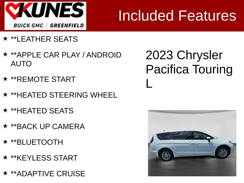 Used 2023 Chrysler Pacifica Touring-L FWD image 2