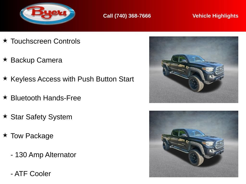 Used 2017 Toyota Tacoma TRD Sport w/ Tow Package AWD/4WD image 12