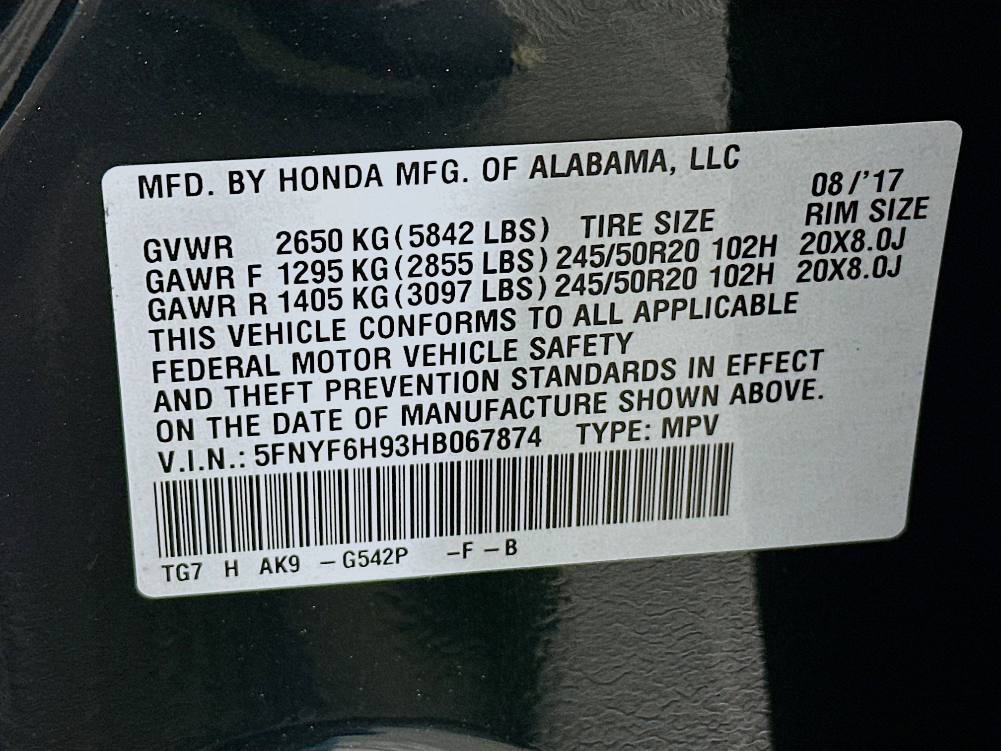 Used 2017 Honda Pilot Touring image 12