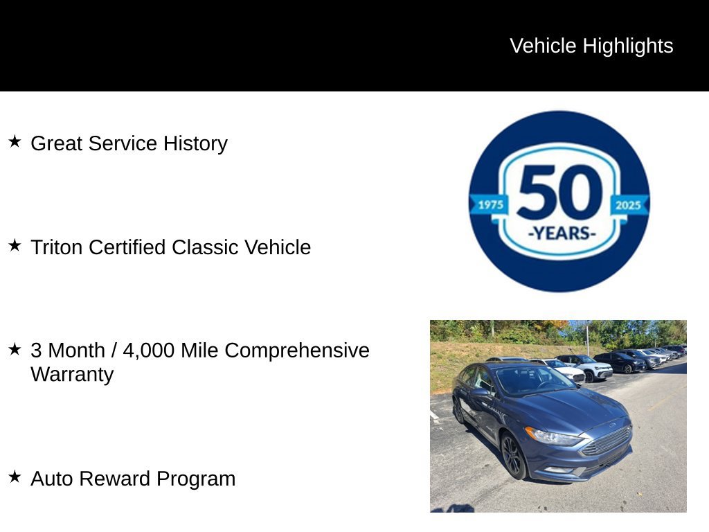 Used 2018 Ford Fusion SE w/ Equipment Group 601A FWD image 5
