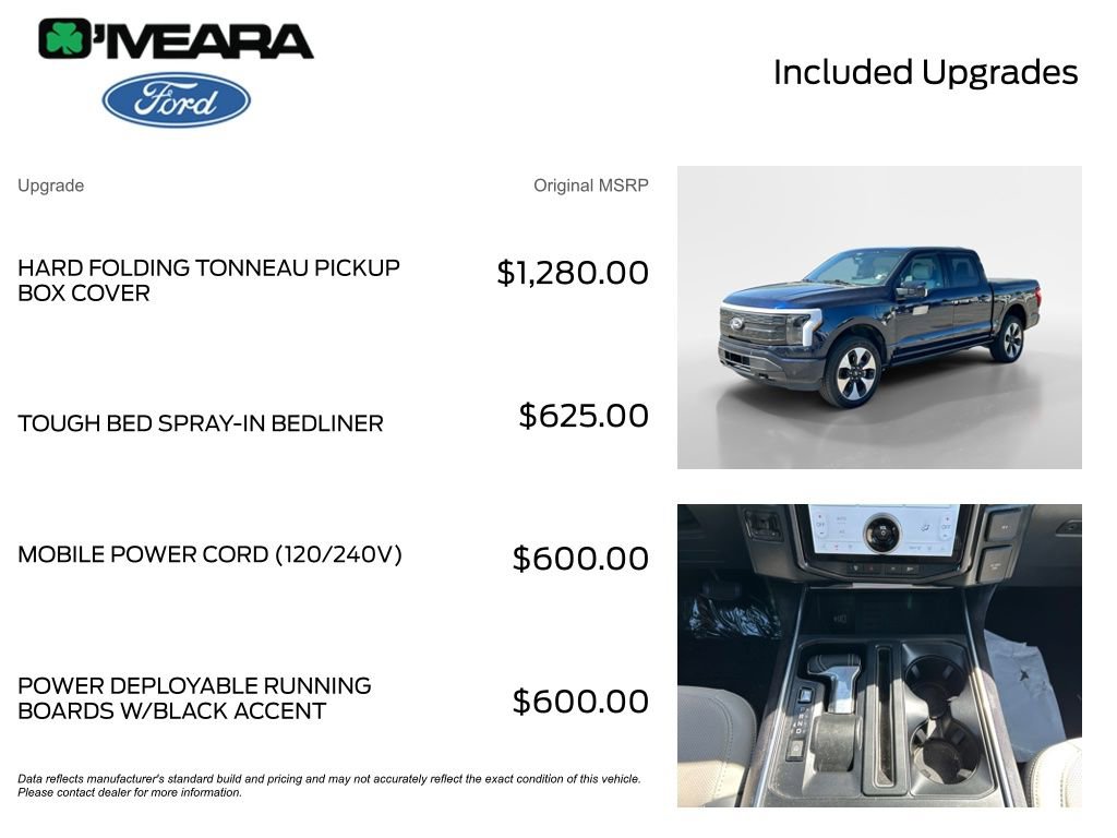 Used 2025 Ford F150 Lightning Platinum AWD/4WD image 4