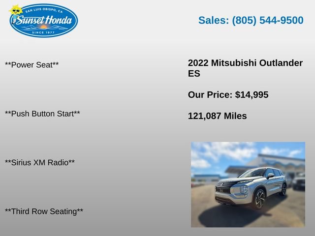 Used 2022 Mitsubishi Outlander ES FWD image 13