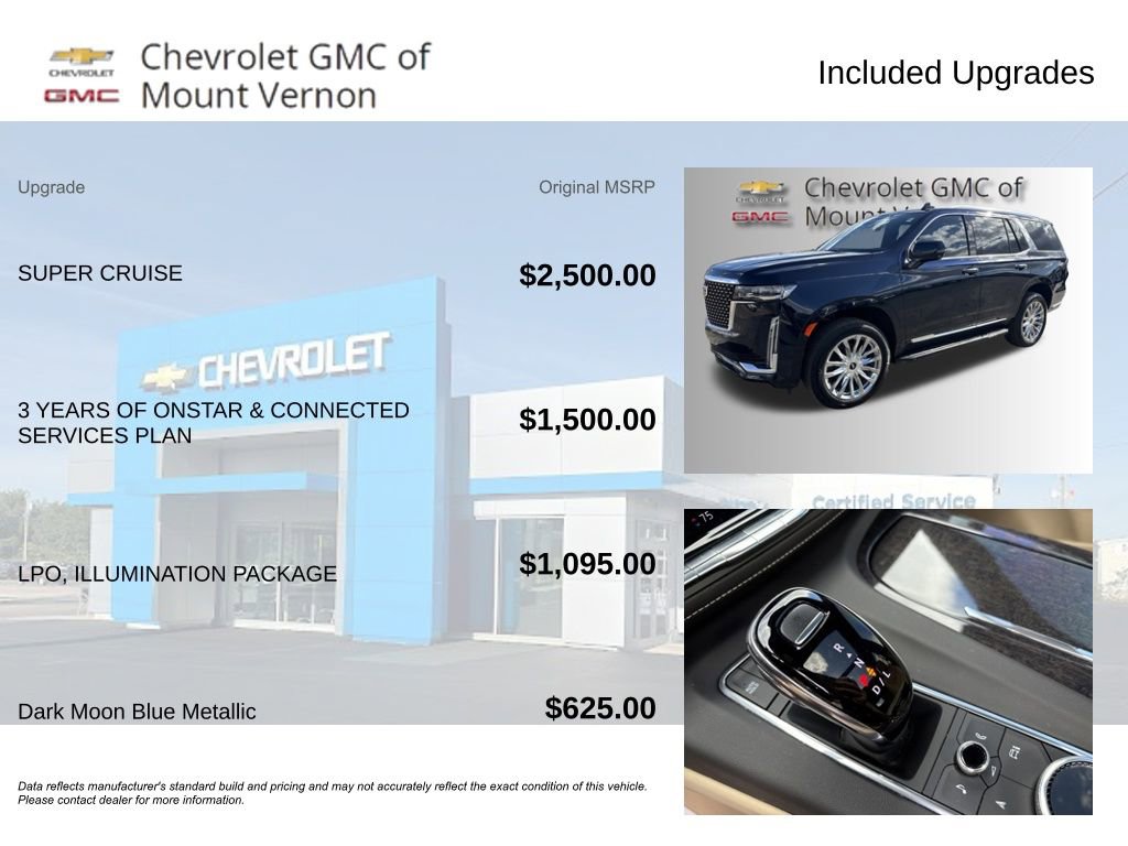 Used 2023 Cadillac Escalade Premium Luxury w/ LPO, Illumination Package image 6