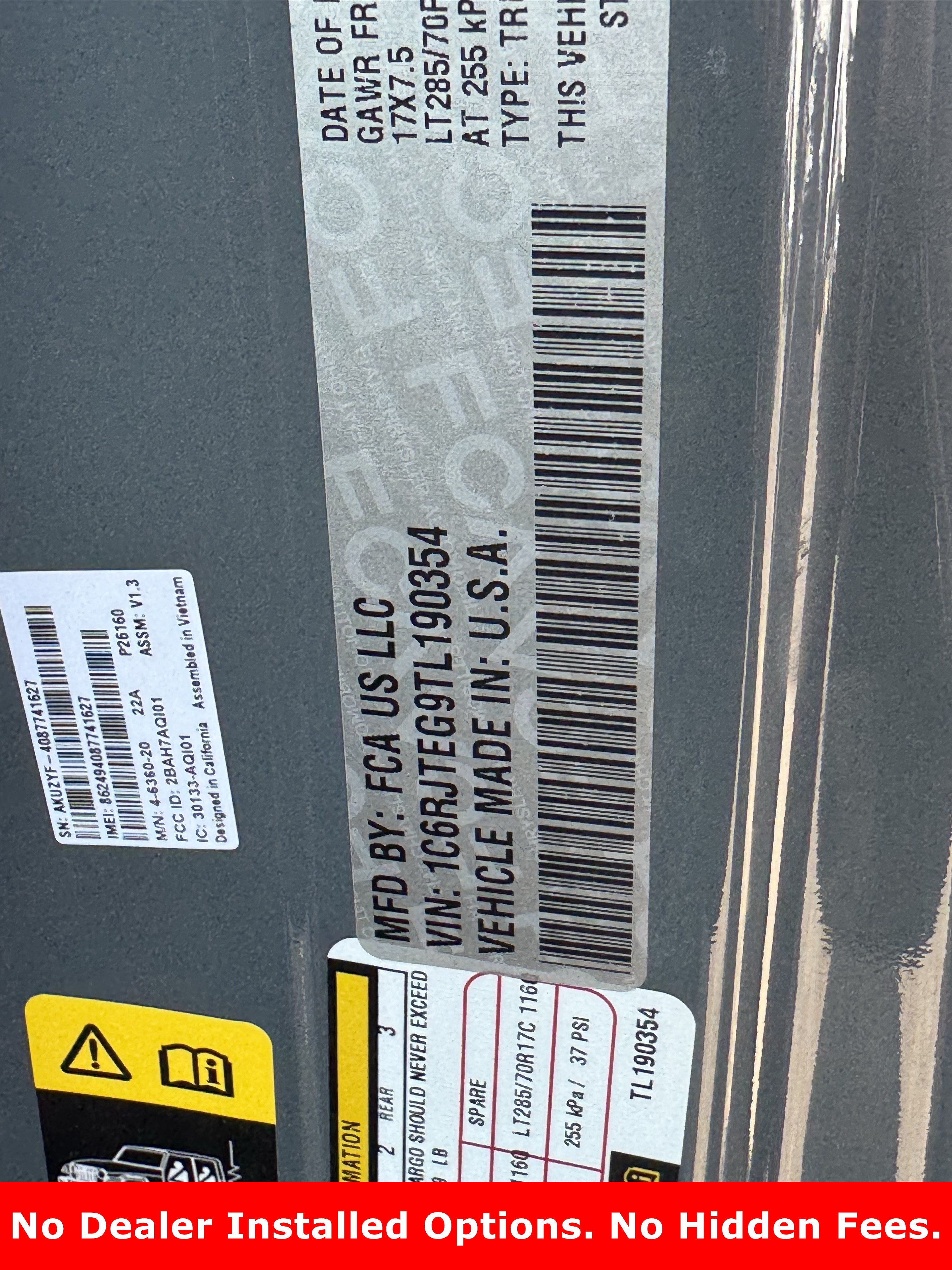 New 2026 Jeep Gladiator Mojave AWD/4WD image 19