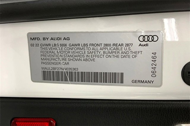 Certified 2022 Audi A6 Premium Plus w/ Premium Plus Package image 35