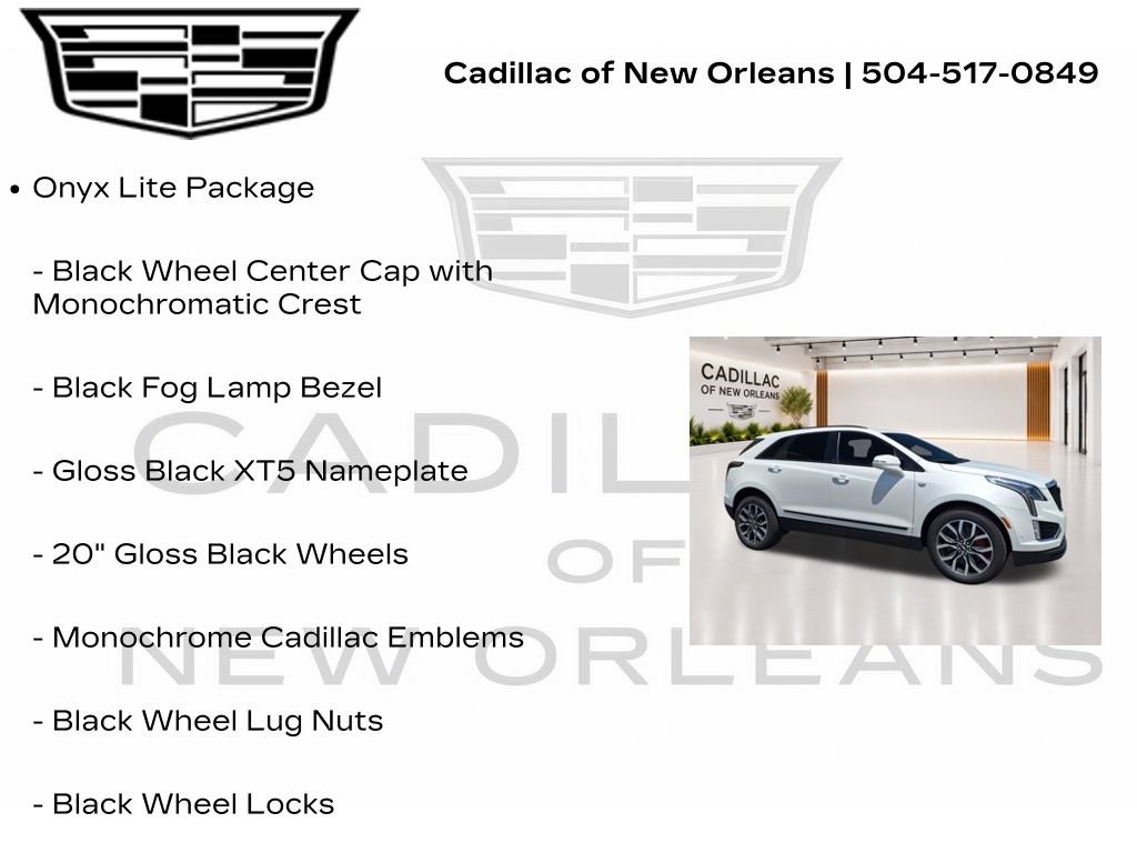 New 2026 Cadillac XT5 Sportv w/ LPO, Onyx Lite Package AWD/4WD image 7