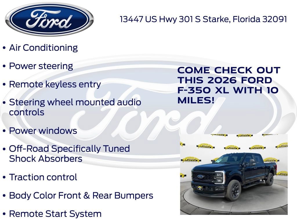 New 2026 Ford F350 XL w/ STX Appearance Package image 25