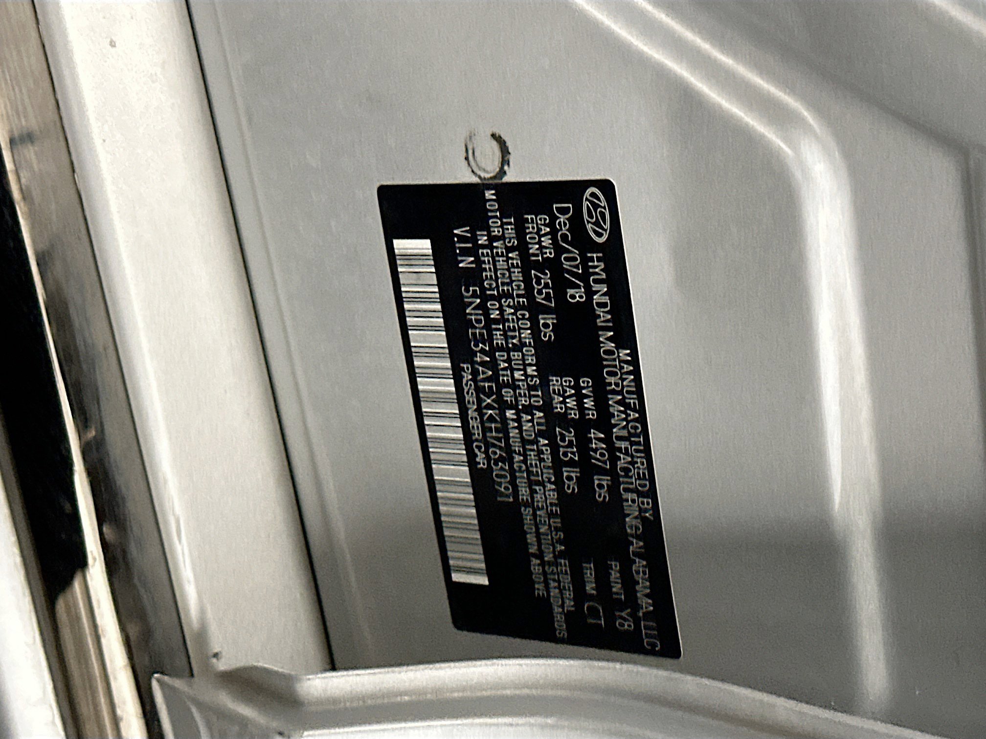 Used 2019 Hyundai Sonata Sport w/ Cargo Package image 12