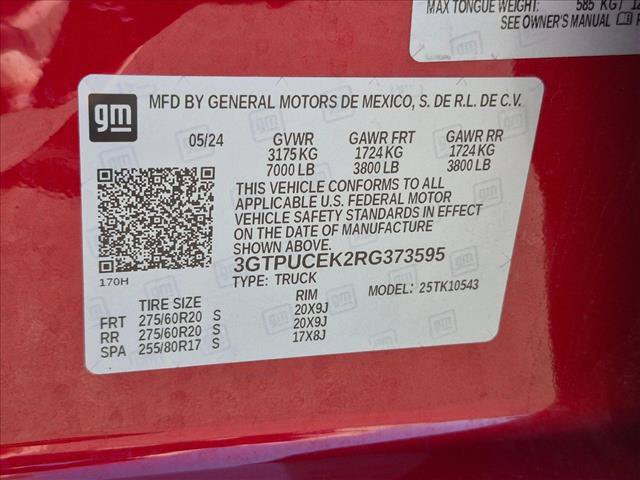 Used 2024 GMC Sierra 1500 Elevation AWD/4WD image 22