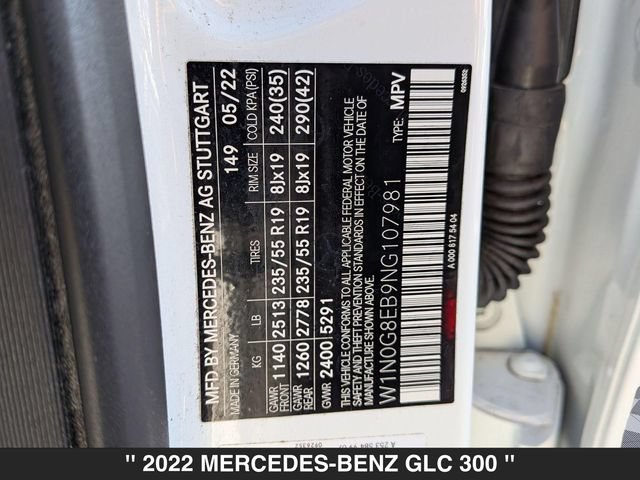 Used 2022 Mercedes-Benz GLC 300 4MATIC image 38