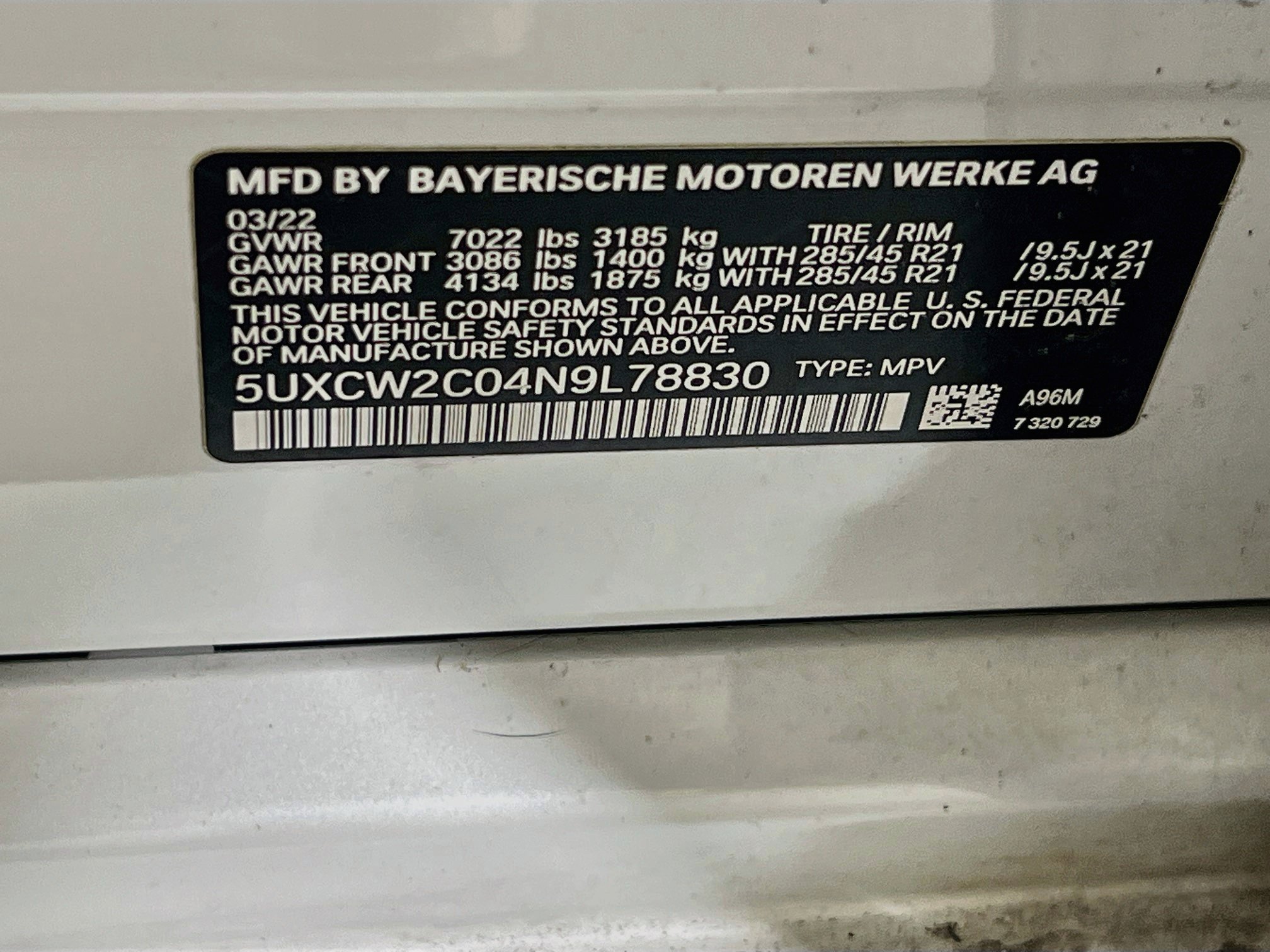 Used 2022 BMW X7 xDrive40i w/ Premium Package AWD/4WD image 33