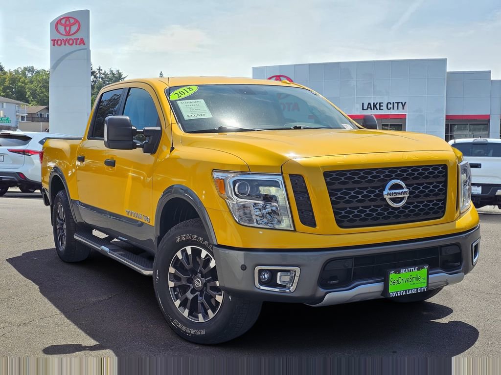 Used 2018 Nissan Titan PRO-4X w/ Pro-4x Convenience Package AWD/4WD image 1