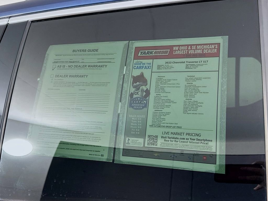 Used 2023 Chevrolet Traverse LT image 14