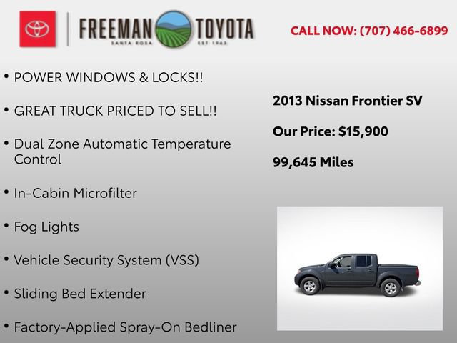 Used 2013 Nissan Frontier SV w/ SV Value Truck Pkg RWD image 10