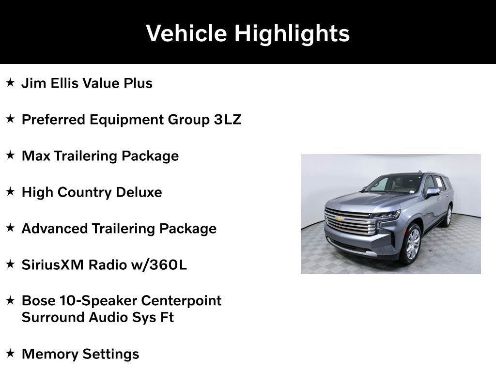 Used 2022 Chevrolet Tahoe High Country AWD/4WD image 2