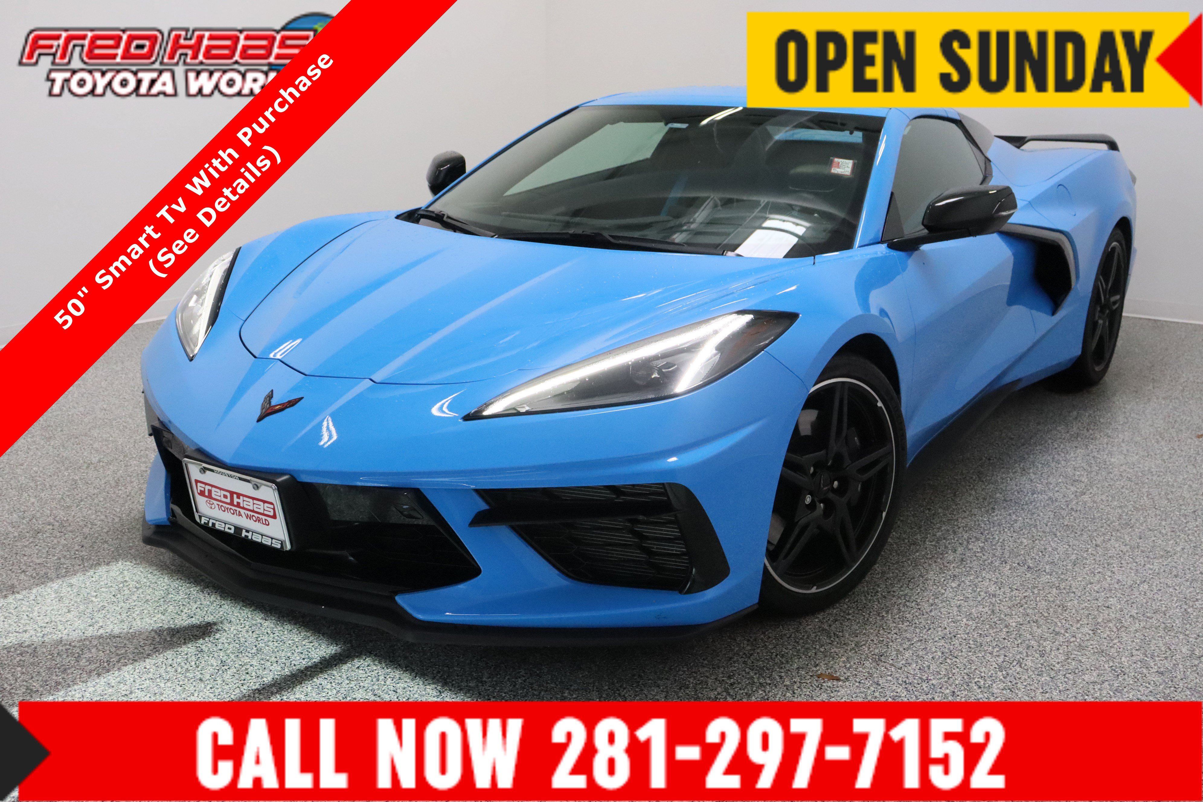 Used 2022 Chevrolet Corvette Stingray Preferred Conv w/ Z51 Performance Package RWD image 1