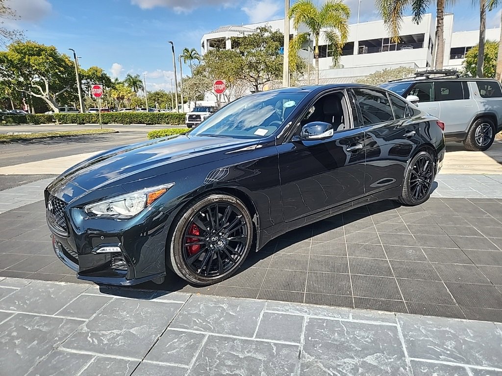 Used 2023 INFINITI Q50 Red Sport 400 w/ Black Opal Edition image 16