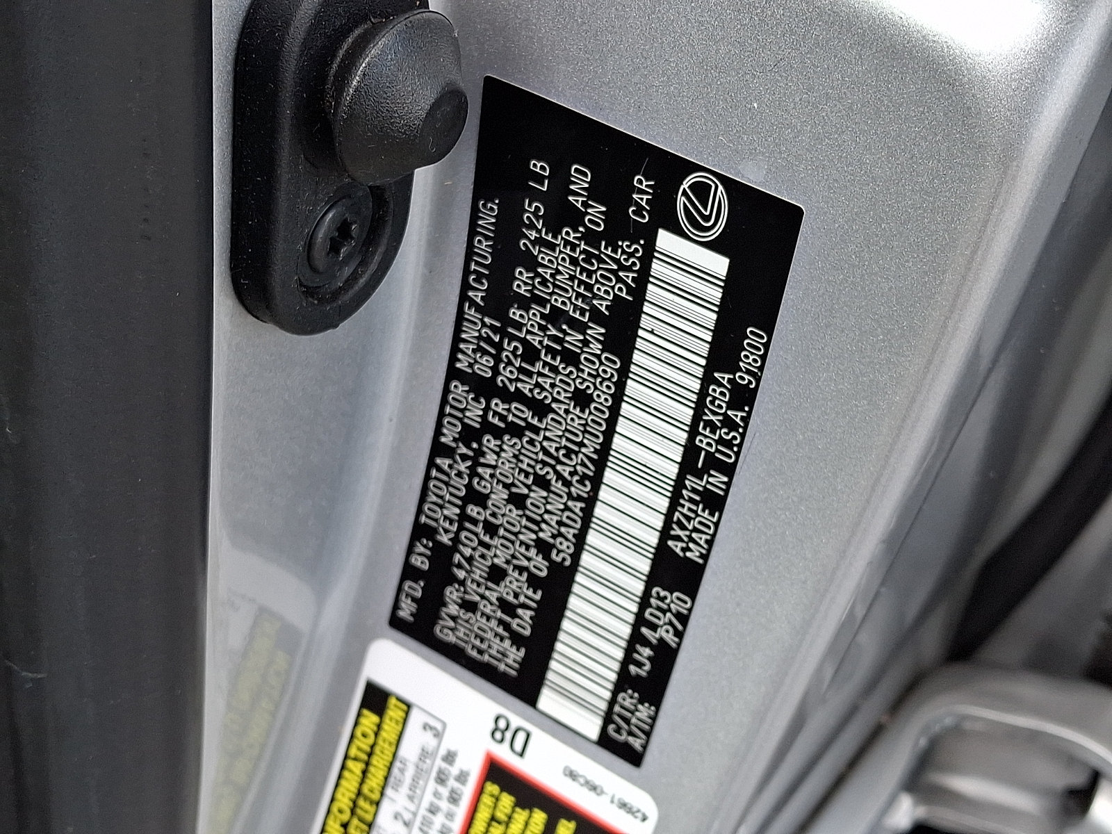 Used 2021 Lexus ES 300h w/ Premium Package FWD image 27