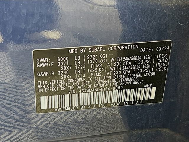 Used 2024 Subaru Ascent Limited AWD/4WD image 30