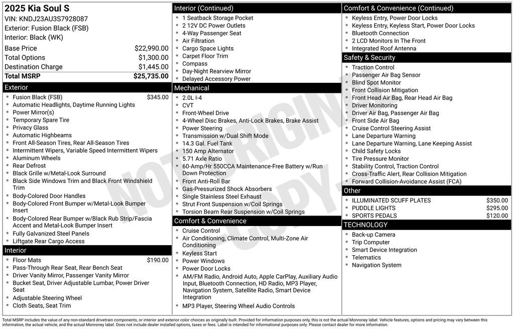 Used 2025 Kia Soul S image 12