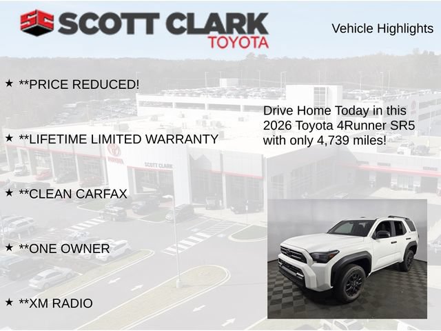 Used 2026 Toyota 4Runner SR5 AWD/4WD image 12