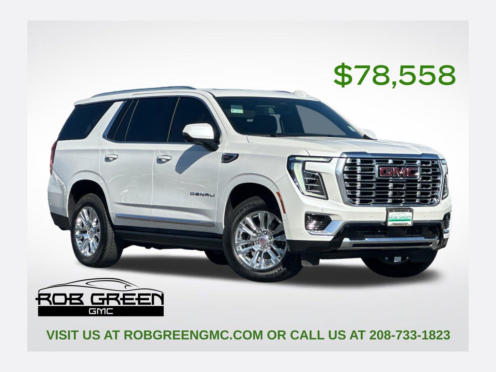 Used 2025 GMC Yukon Denali w/ Sun & Power Step Package