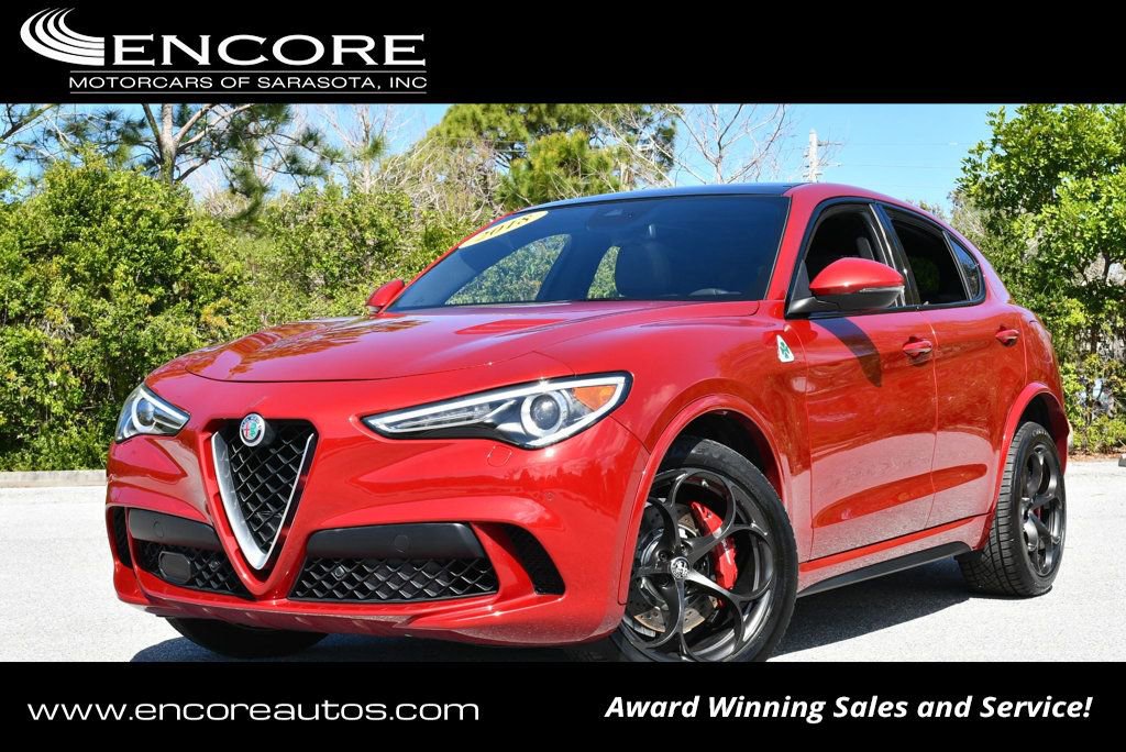 Used 2018 Alfa Romeo Stelvio Quadrifoglio w/ Driver Assist Dynamic Package