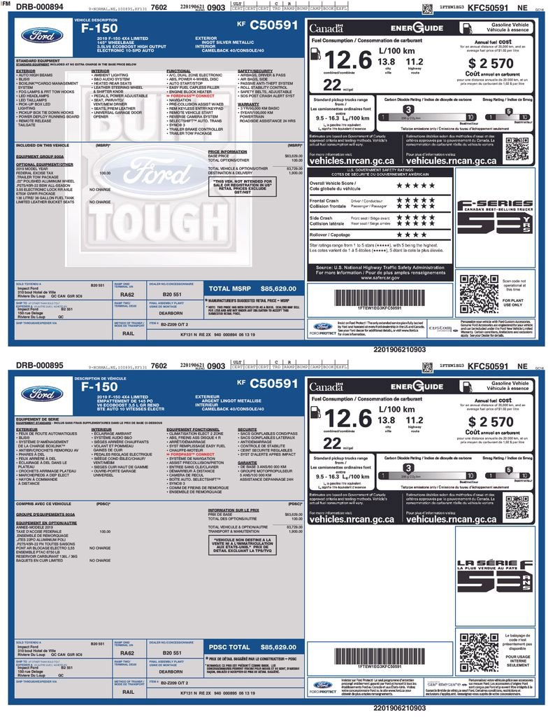 Used 2019 Ford F150 Limited image 5