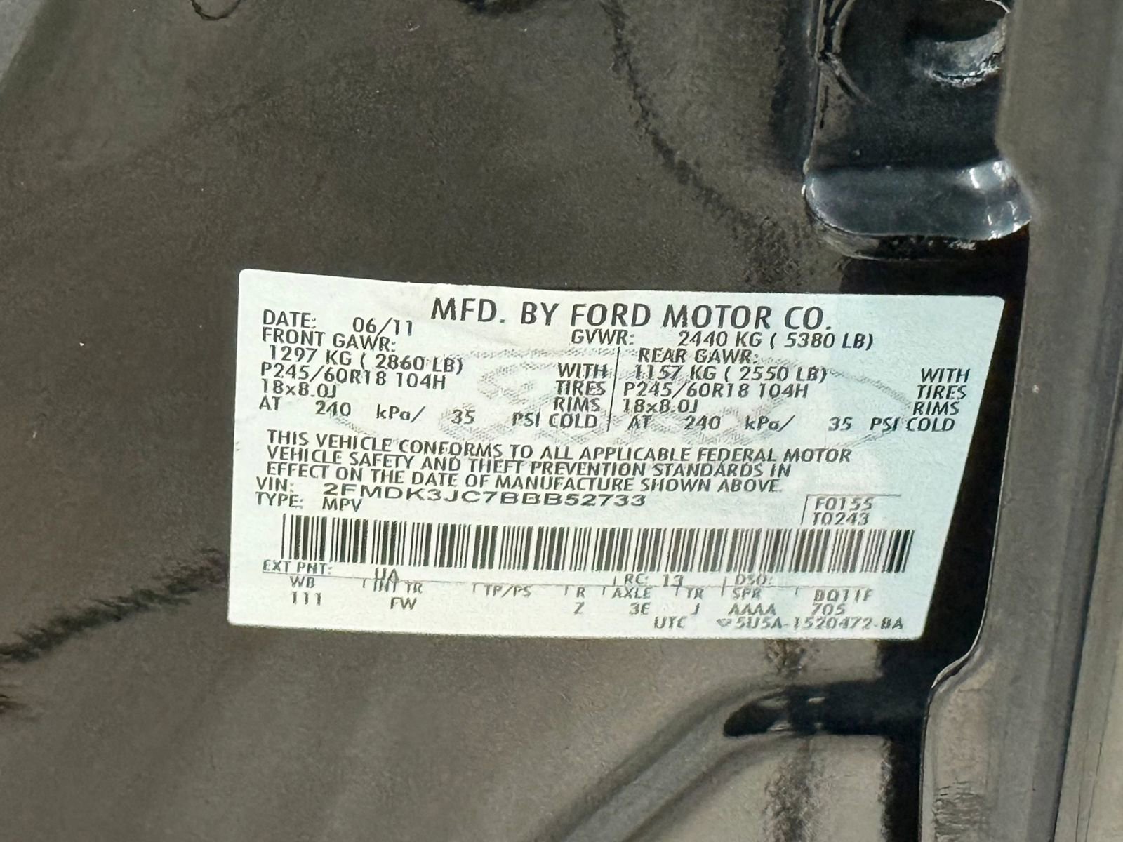 Used 2011 Ford Edge SEL w/ 201A Rapid Spec Order Code FWD image 42