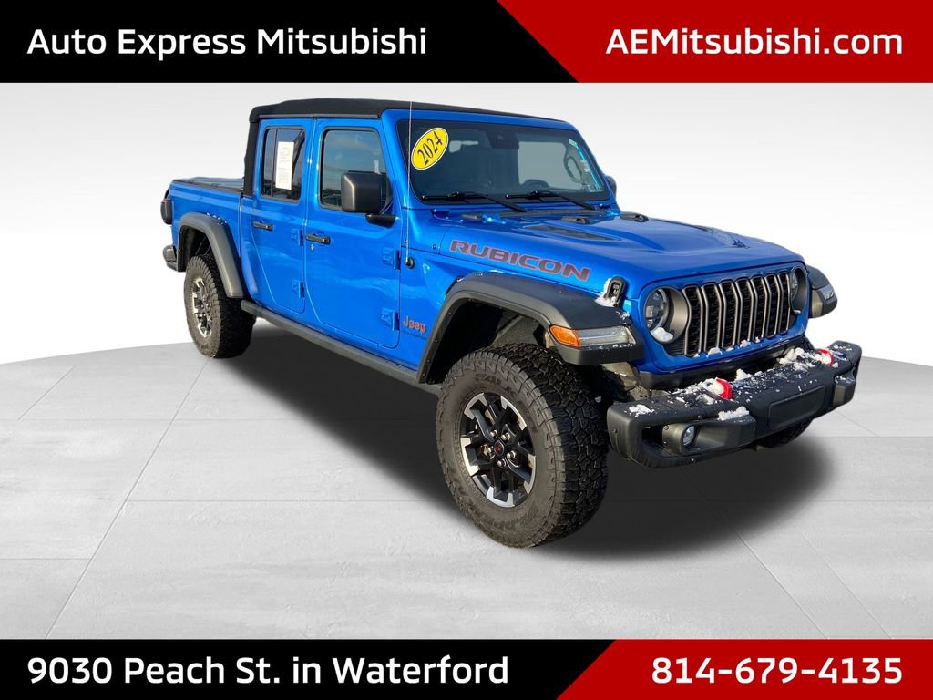 Used 2024 Jeep Gladiator Rubicon w/ Safety Group AWD/4WD 360° Tour