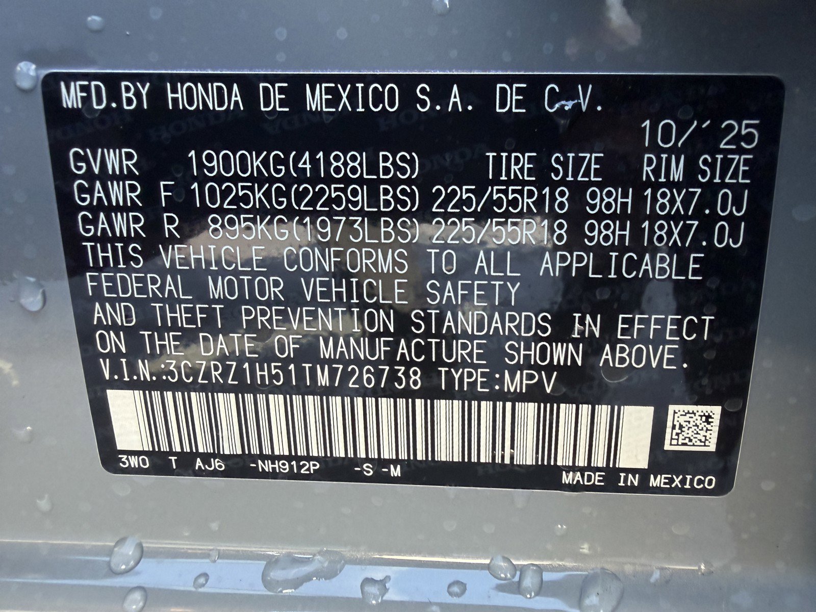 New 2026 Honda HR-V Sport image 33