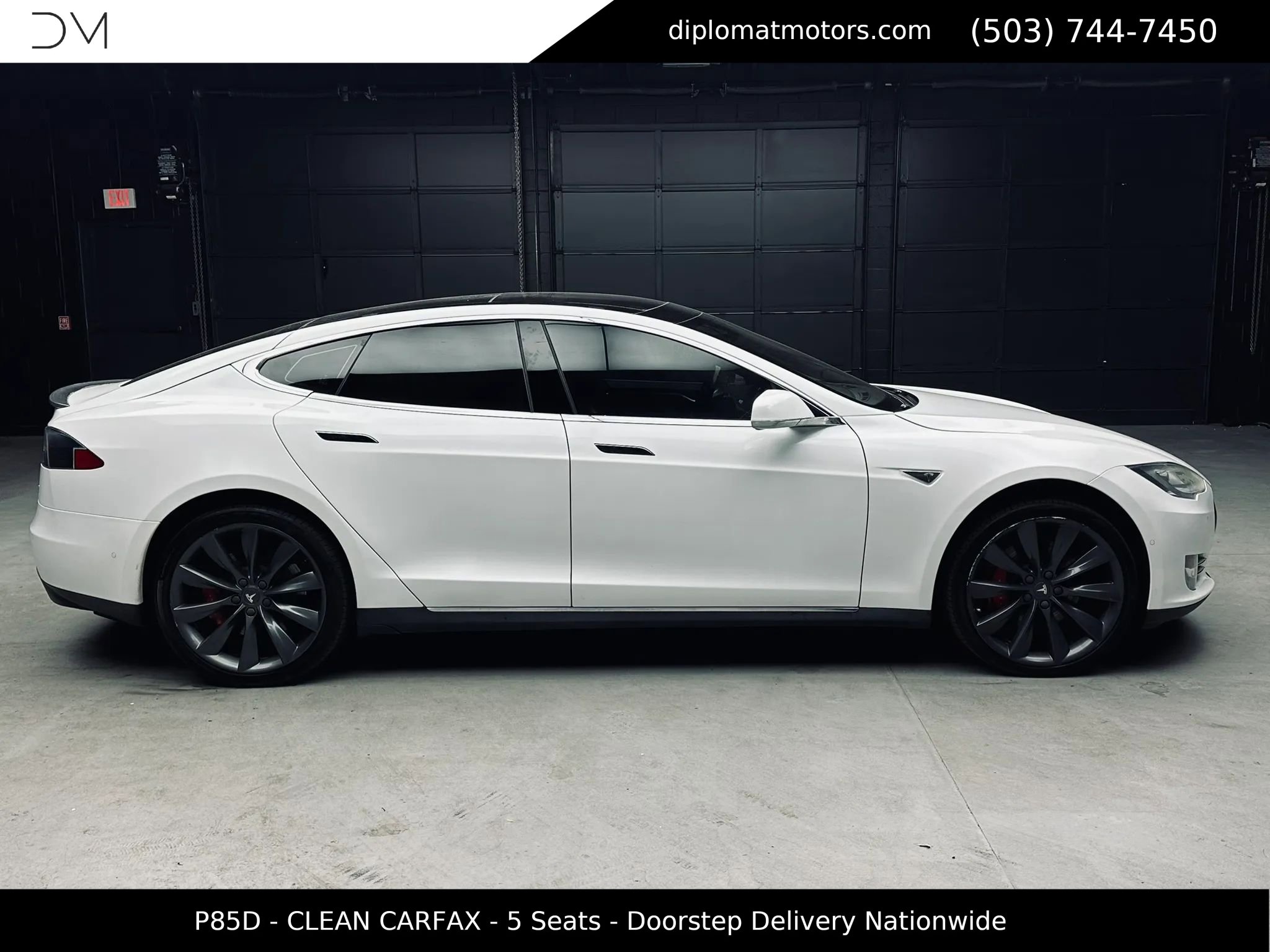 Used 2014 Tesla Model S P85D AWD/4WD image 8